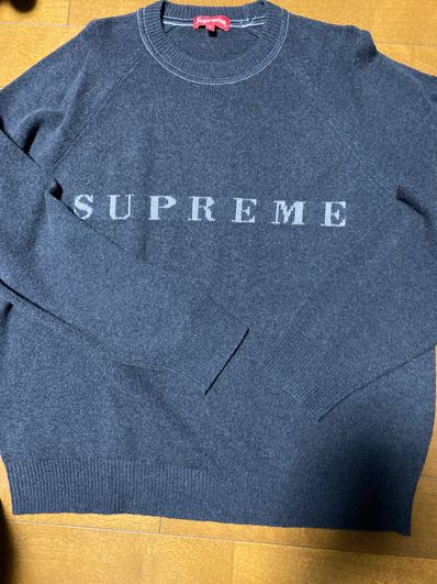 Supreme Stone Washed Sweater "Black"