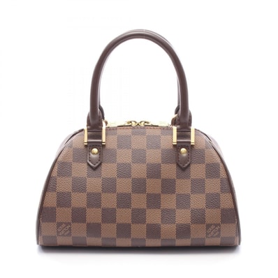 ルイ・ヴィトン LOUIS VUITTON リベラ ミニ ダミエエベヌ ハンドバッグ バッグ PVCコーティングキャンバス レザー レディース ブラウン系 N41436 【中古】