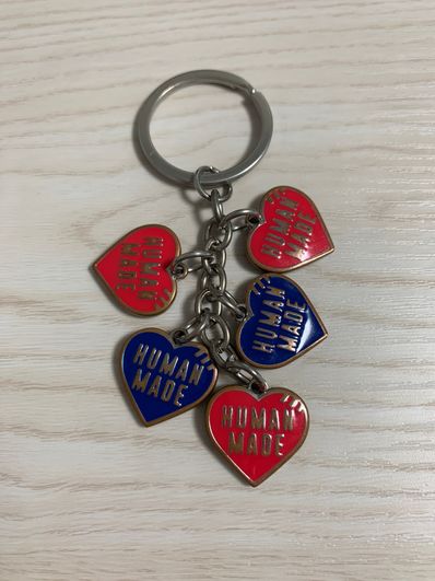 HUMAN MADE HEART KEY CHARM "Red/Blue"