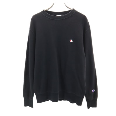 Champion チャンピオン 長袖 スウェット トレーナー M ブラック