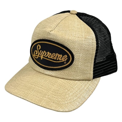 SUPREME シュプリーム 26SS Raffia Mesh Back 5-Panel キャップ 56579