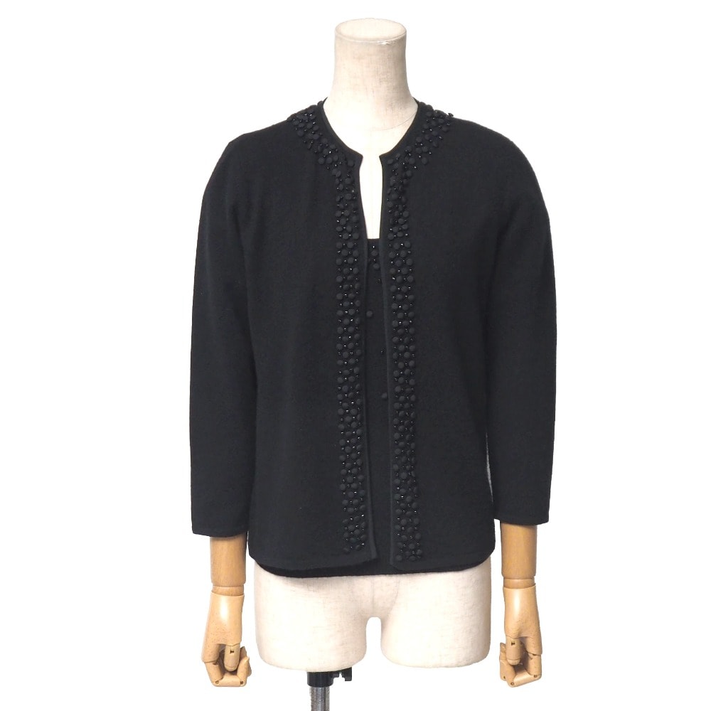 CELINE セリーヌ アンサンブル サイズM 総カシミヤ ニット カーディガン セーター ブランド古着【中古】20260108/RA7020