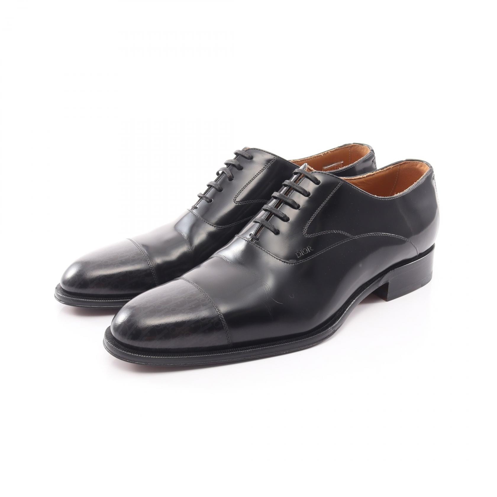 ディオール Dior オブリーク ローファー 靴 レザー メンズ ブラック系 【中古】
