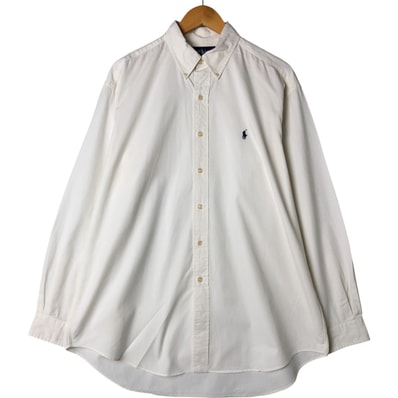 古着 ラルフローレン Ralph Lauren BLAKE 長袖 ボタンダウンシャツ メンズL相当/eaa560278