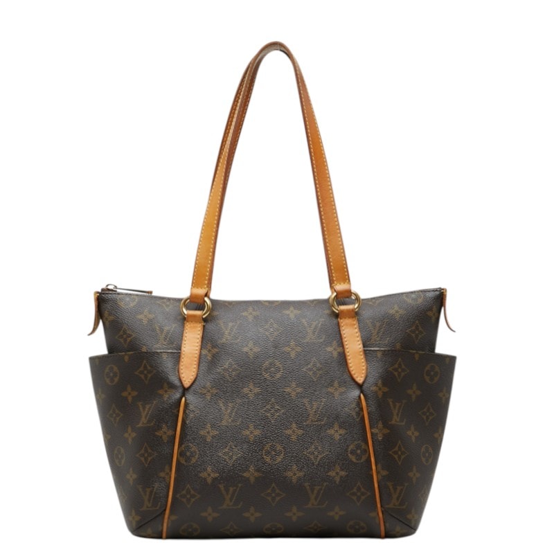 ルイ ヴィトン モノグラム トータリーPM トートバッグ ショルダーバッグ M56688 ブラウン PVC レザー レディース LOUIS VUITTON 中古