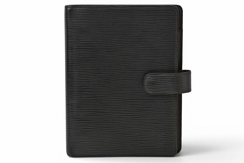 ルイヴィトン 手帳カバー/アジェンダ LOUIS VUITTON エピ ブラック アジェンダMM 6穴式  R20042【中古】