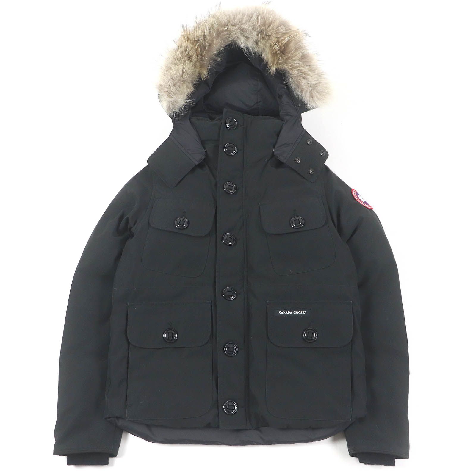 カナダグース ダウンジャケット Russel Parka ブラック メンズ S
