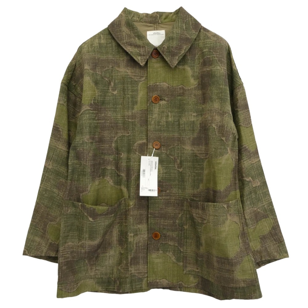 VISVIM ビズビム ジャケット 21SS 0121105013013 WHITEOAK COVERALL カバーオール ジャケット カーキ系 1【美品】【中古】
