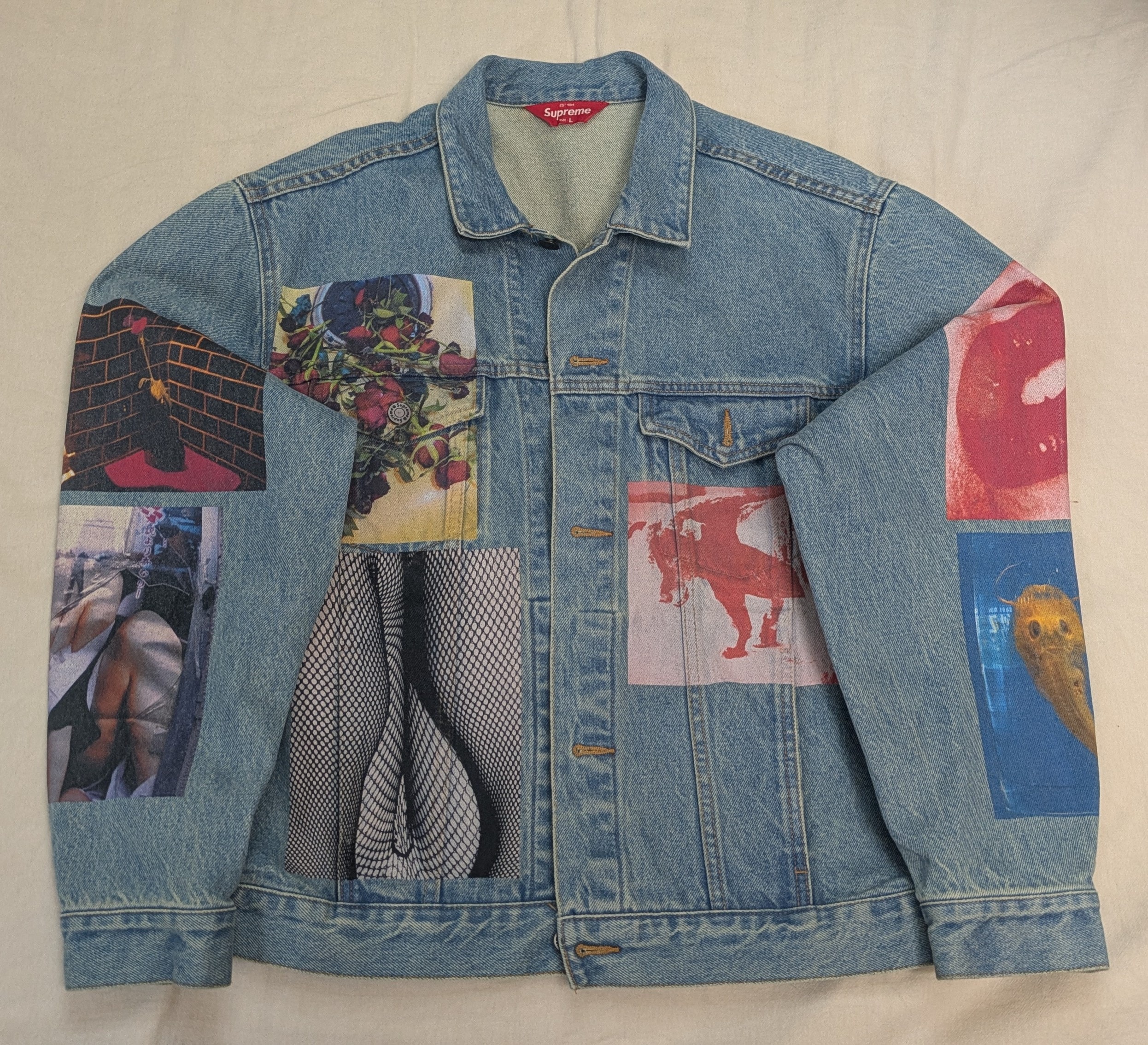 Supreme Daido Moriyama Denim Trucker Jacket "Blue"