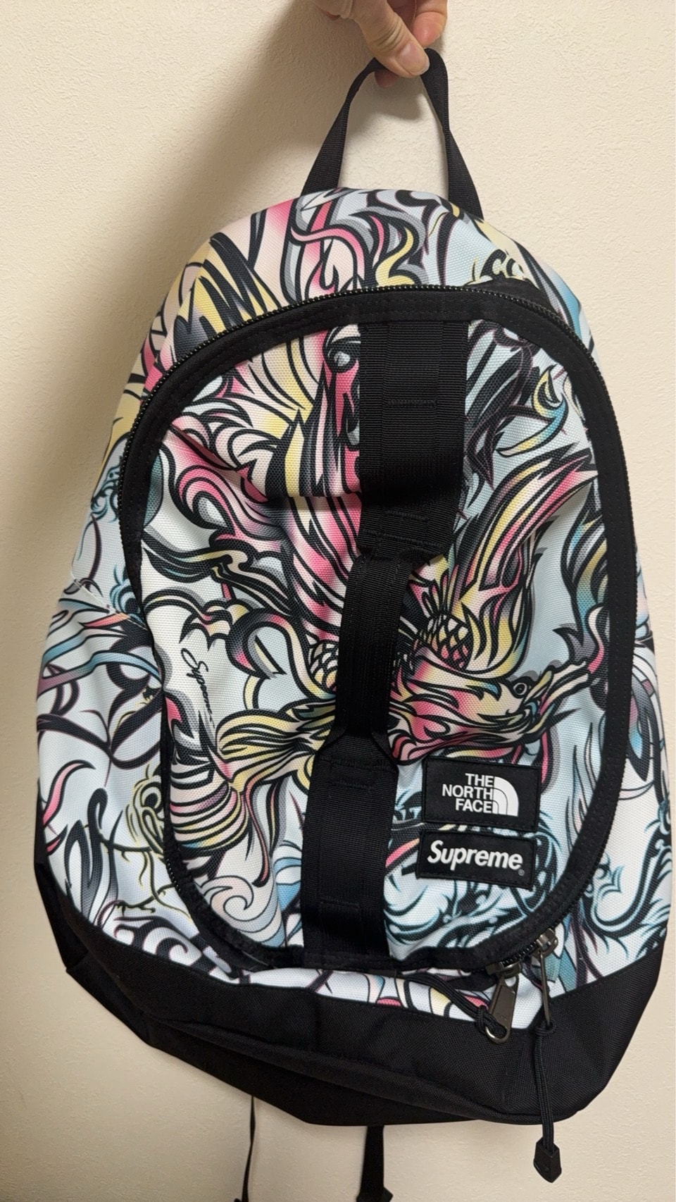 Supreme x The North Face Steep Tech Backpack "Multicolor Dragon" NM82292I / NF0A8201