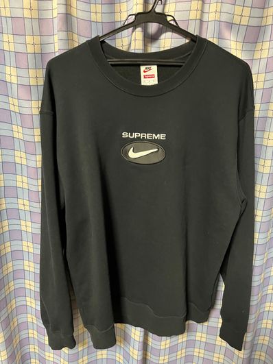 Supreme / Nike Jewel Crewneck "Black"