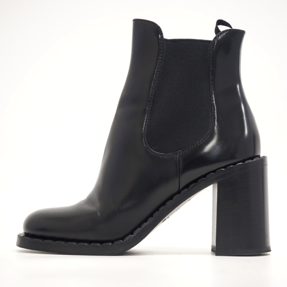 プラダ PRADA ブーツ サイドゴアブーツ ブラック