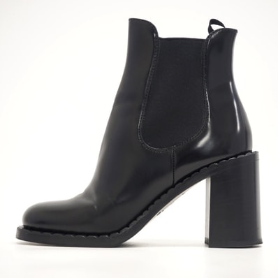 プラダ PRADA ブーツ サイドゴアブーツ ブラック