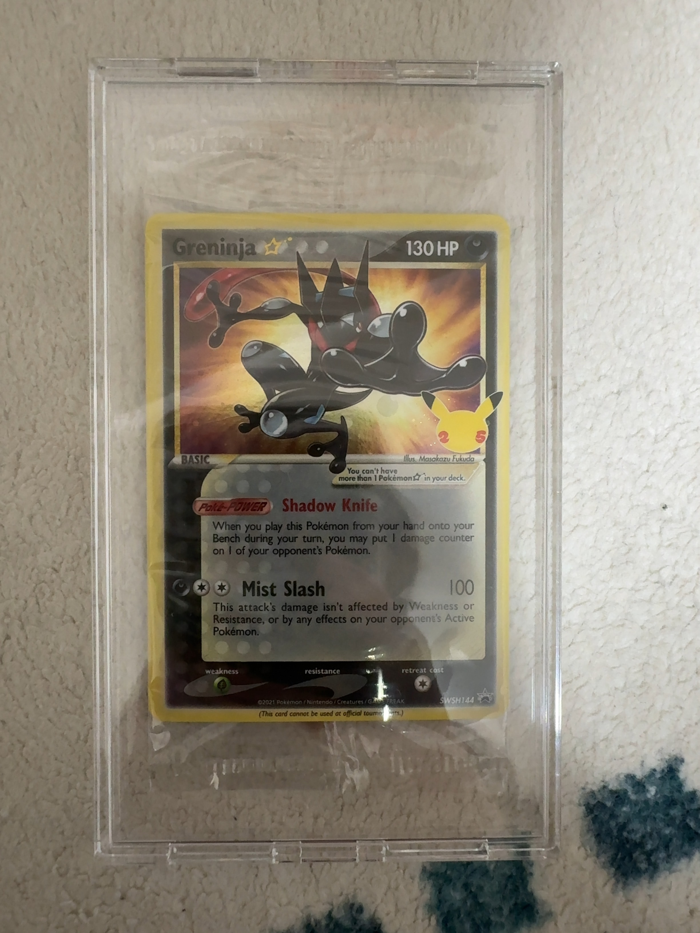 状態B】ゲッコウガ☆ P [SWSH144]【英語版】(ソード&シールド「セレブ