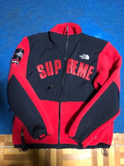 Supreme x The North Face Arc Logo Denali Fleece Jacket "Red"