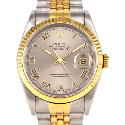 【ノーメンテナンス還元価格】ロレックス デイトジャスト 16233 SSxYG 自動巻 T番