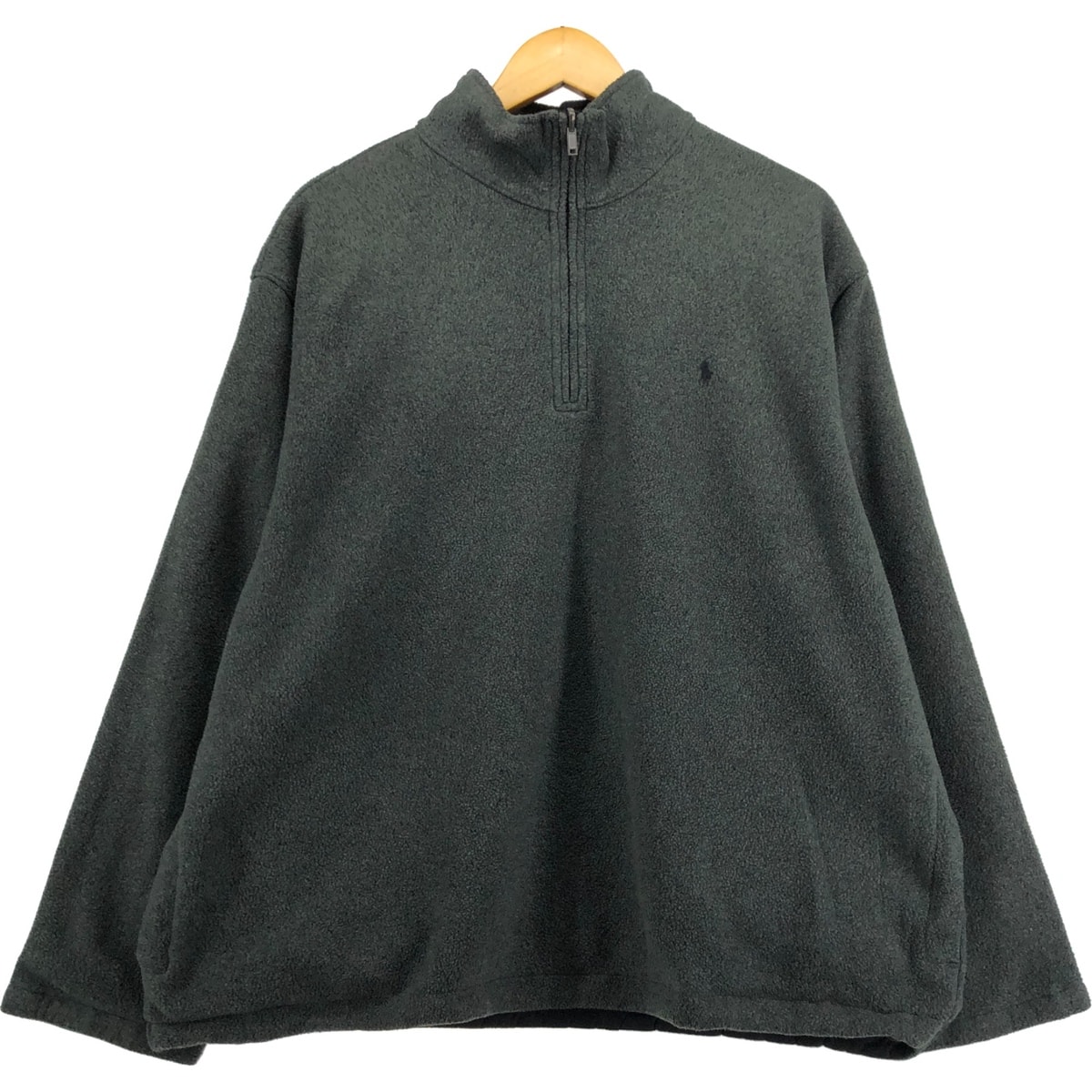 古着 90~00年代 ラルフローレン Ralph Lauren POLO GOLF ポロゴルフ リバーシブル ハーフジップ フリースプルオーバー メンズL相当/eaa572588
