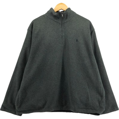 古着 90~00年代 ラルフローレン Ralph Lauren POLO GOLF ポロゴルフ リバーシブル ハーフジップ フリースプルオーバー メンズL相当/eaa572588