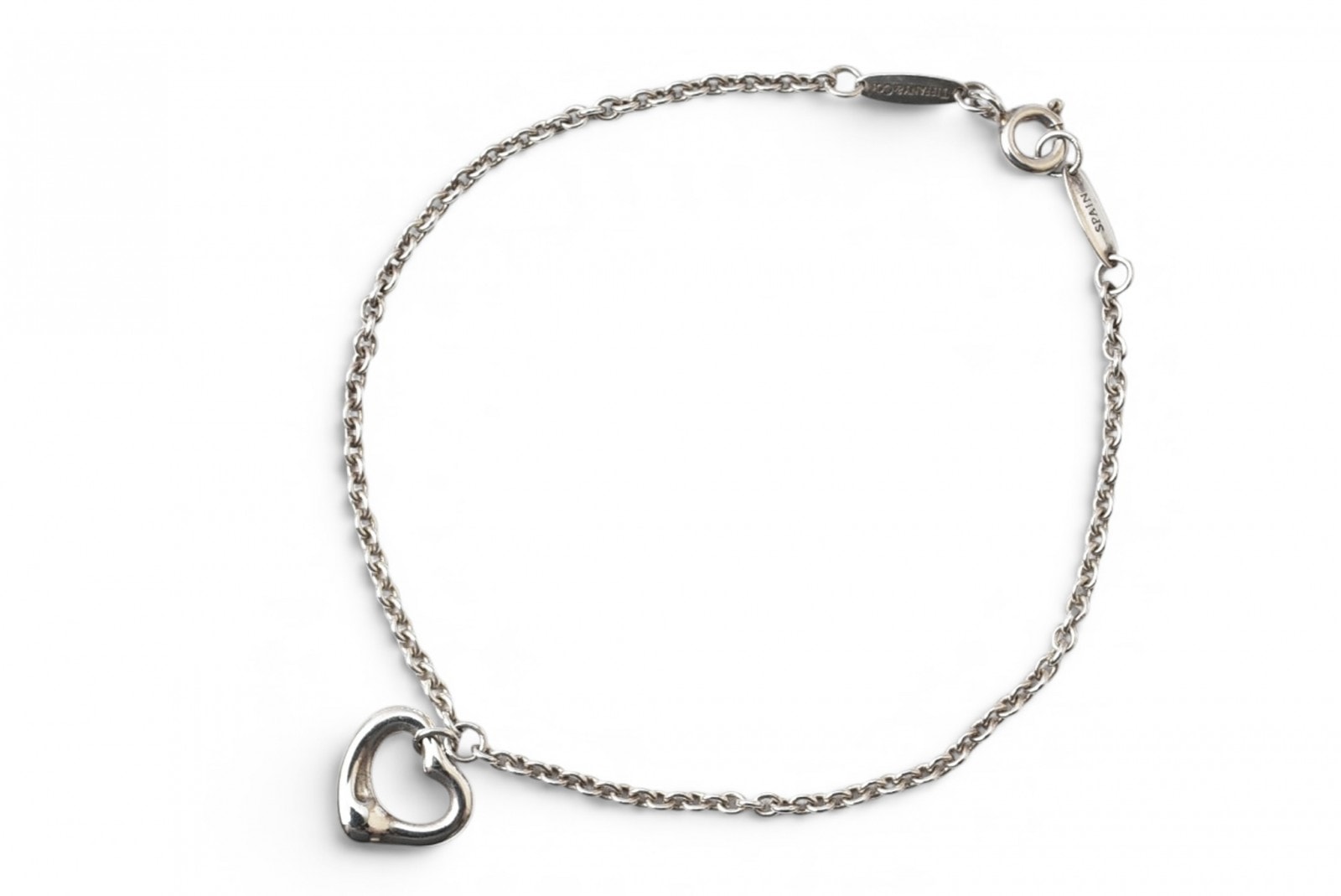 ティファニー ブレスレット/アクセサリー TIFFANY&Co. オープンハート シルバー 925【中古】
