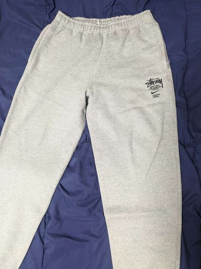 Nike x Stussy International Sweatpants (US Size) "Grey" DC4227-050