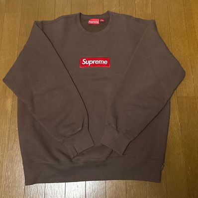 Supreme Box Logo Crewneck "Brown" (22FW)
