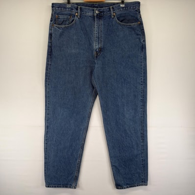 古着 リーバイス Levi's デニム パンツ Gパン 550 テーパード 5ポケット ジッパーフライ 大きいサイズ W40 L34 ブルー系 メンズ