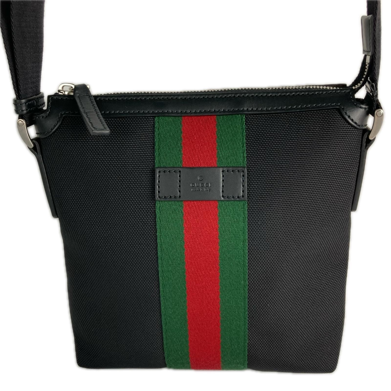 GUCCI グッチ シェリーライン ショルダーバッグ アウトレット品 631195 ブラック