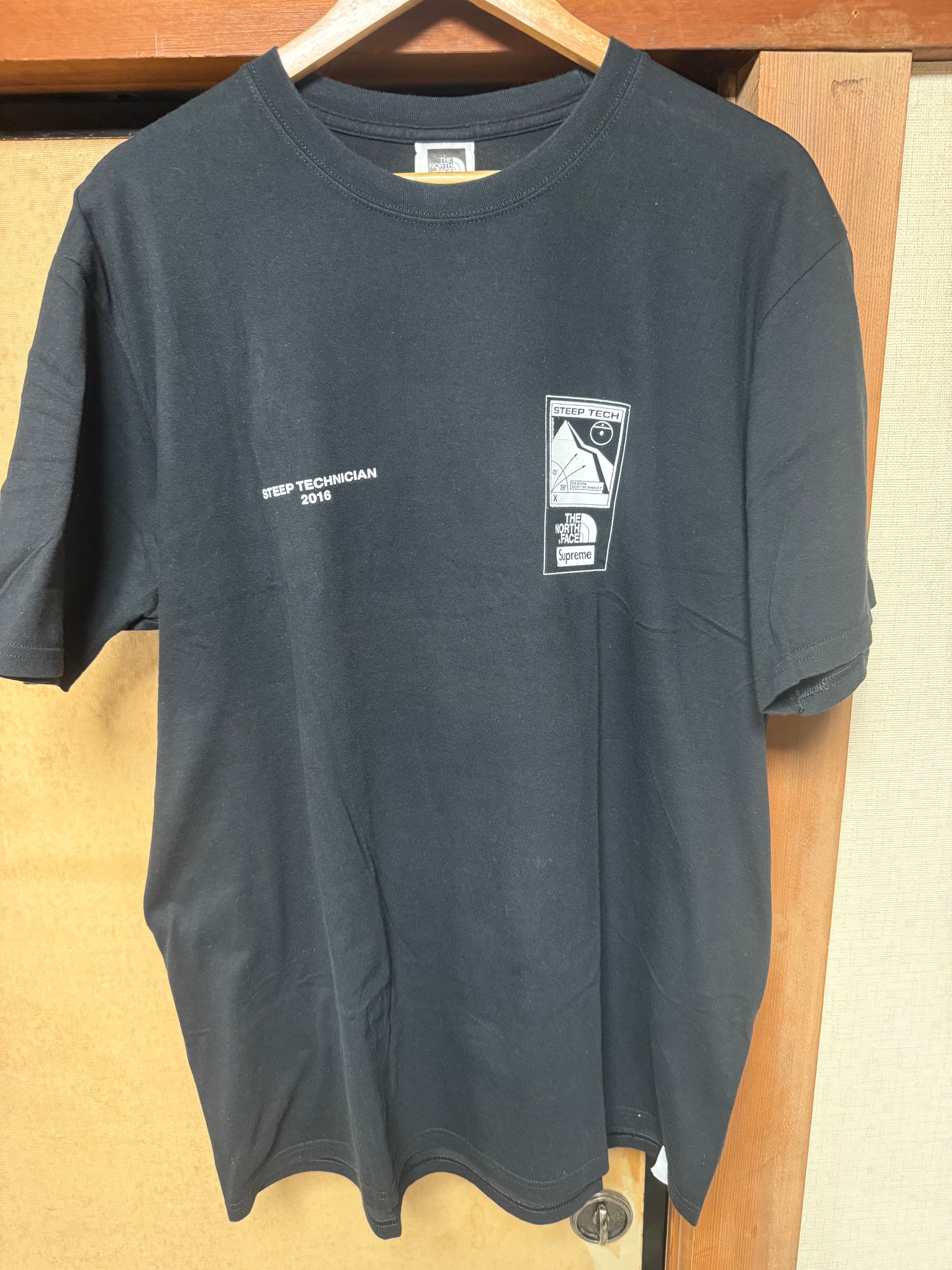 16SS supreme x The North Face Steep Tech Tee Shirt シュプリーム ザノースフェイス tシャツ ヌプシ マウンテンパーカー ダウン パーカー パンツ ジャケット