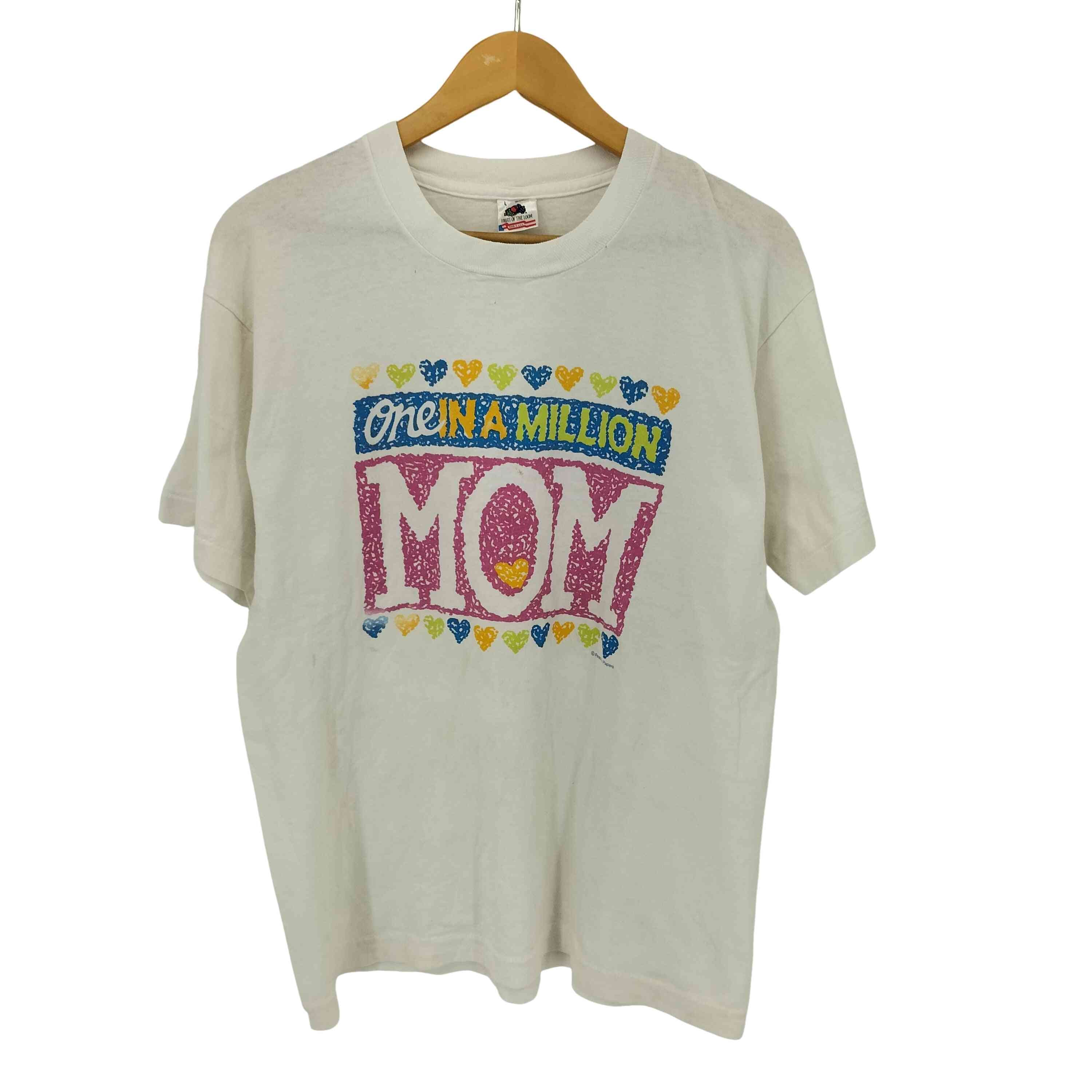 90S USA製 シングルステッチ フロントプリント S/S Tシャツ【1137958517898】