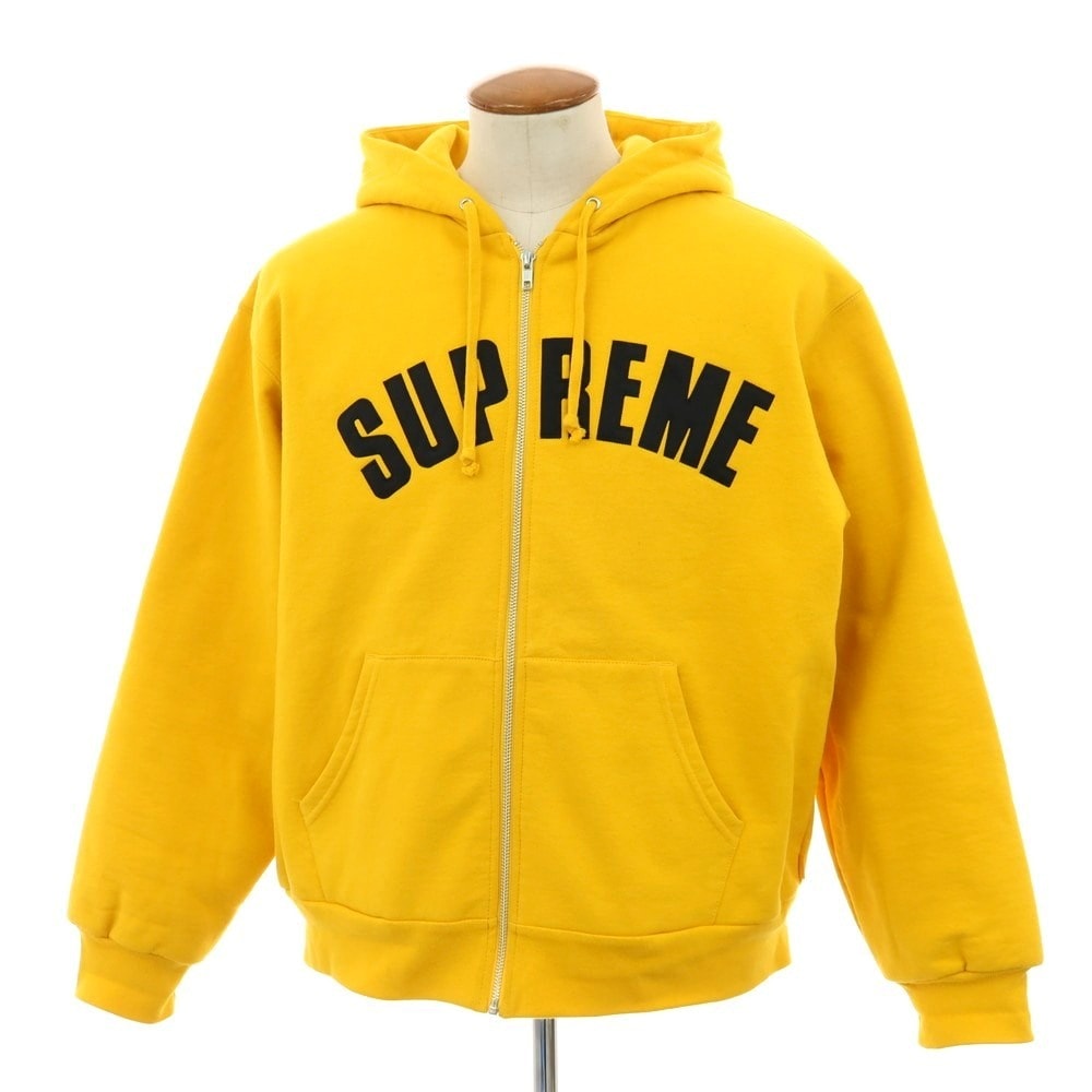 【中古】シュプリーム Supreme 2025年秋冬 Arc Thermal Lined Zip Up Hooded Sweatshirt パーカー イエロー【サイズM】【メンズ】