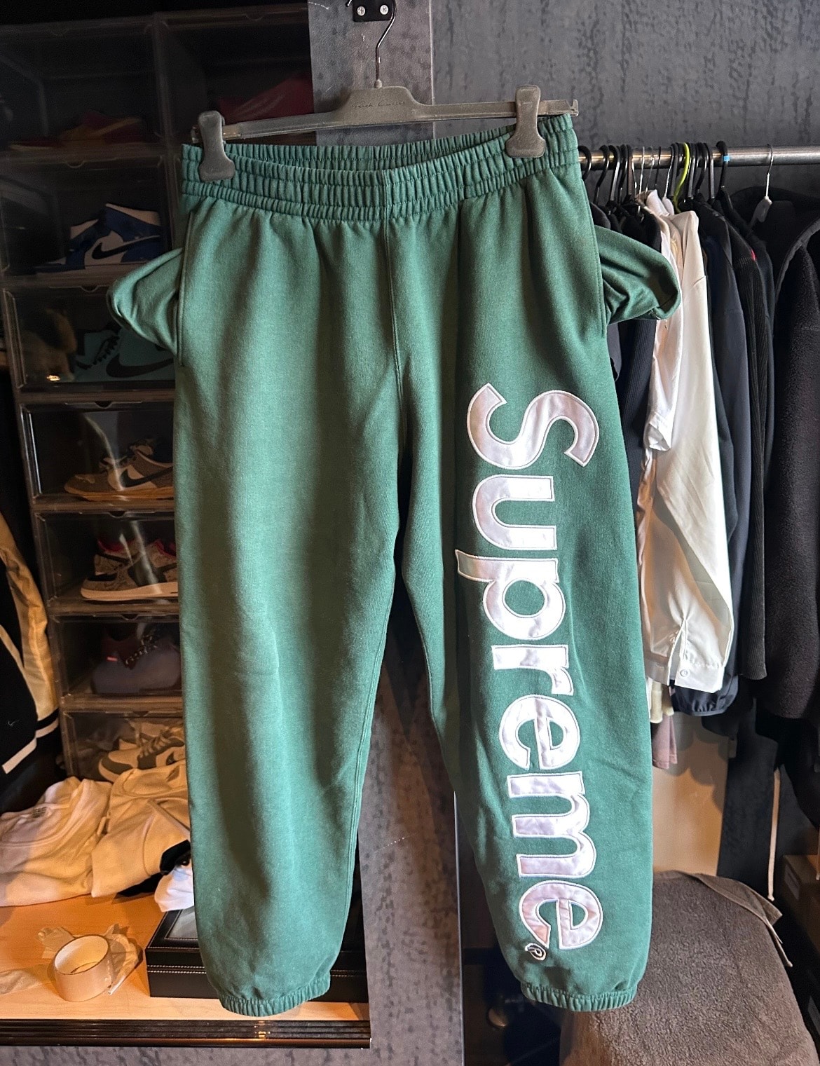 Supreme Satin Applique Sweatpant 