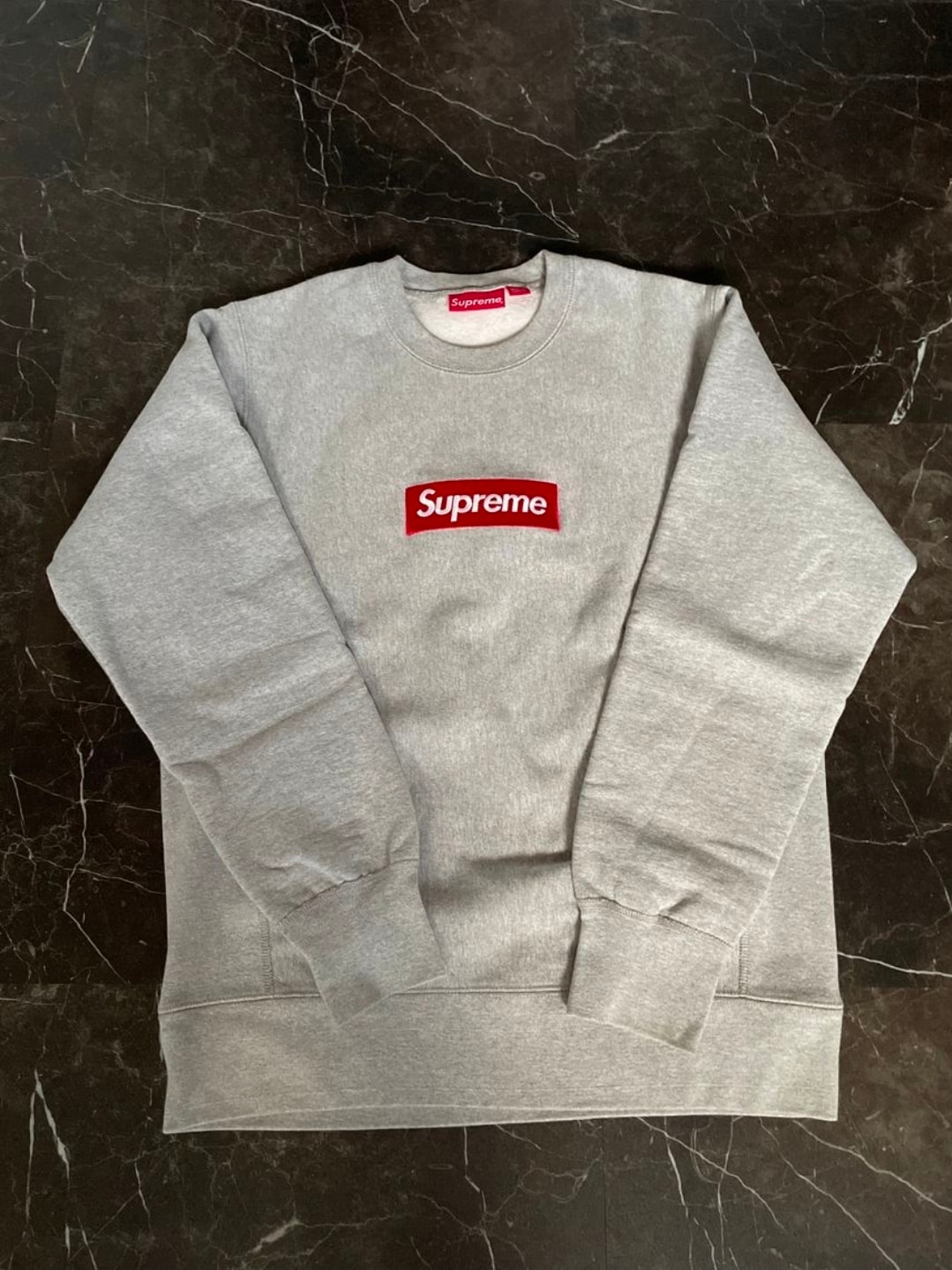 Supreme Box Logo Crewneck "Grey" (15FW)
