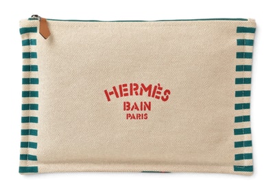 エルメス ポーチ HERMES OPTIMIST 24 CASE オプティミスト24 ケース/ポーチ 小物入れ グリーンマルチ レディース メンズ【中古】