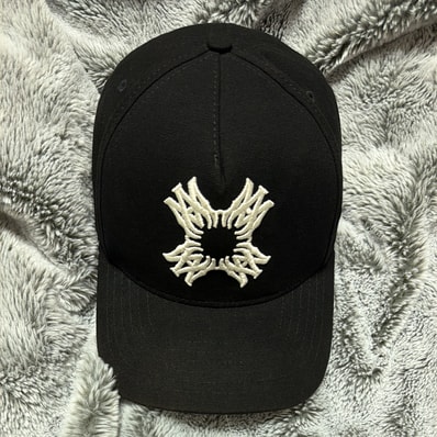 AMIRI MA QUAD CANVAS HAT "BLACK"