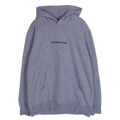 THE NORTH FACE ノースフェイス パーカー NT61710Z Hooded Sweatshirt プルオーバー フーディー パーカー グレー系 S【中古】