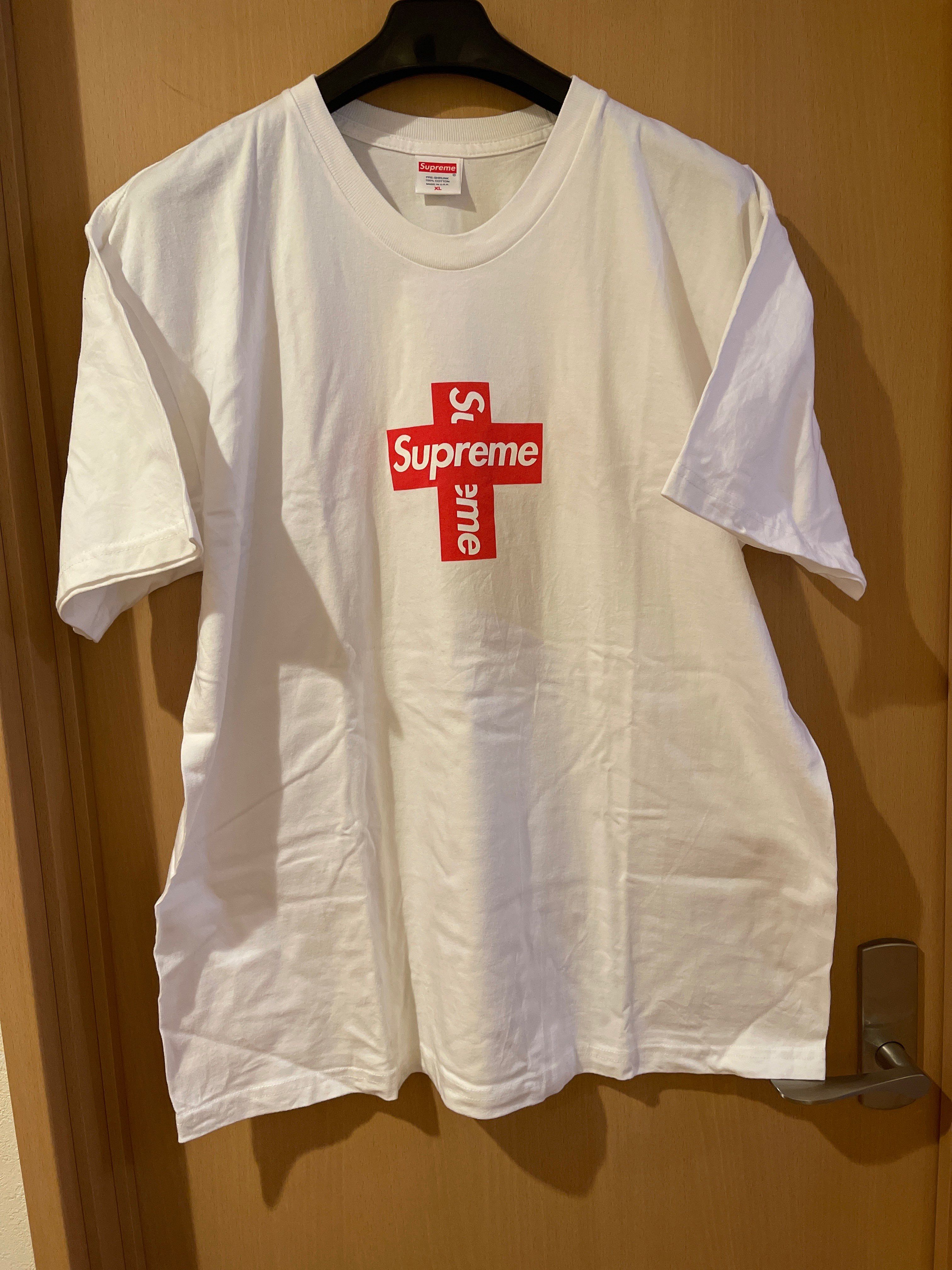 Supreme Cross Box Logo Tee "White"