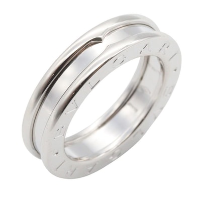 ブルガリ BVLGARI B-zero1 ビーゼロワン リング 1バンド リング・指輪 ジュエリー K18WG(ホワイトゴールド) メンズ レディース シルバー系 346566 【中古】