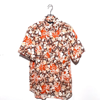 COMME des GARCONS HOMME Rayon Shirt orange