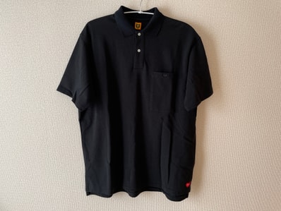 HUMAN MADE Big Polo Shirt "Black"