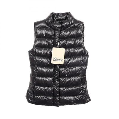 ヘルノ Herno GIULIA ジュリア ダウンベスト 衣料品 アウター ナイロン レディース ブラック系 PI0661DIC930040 【新品】