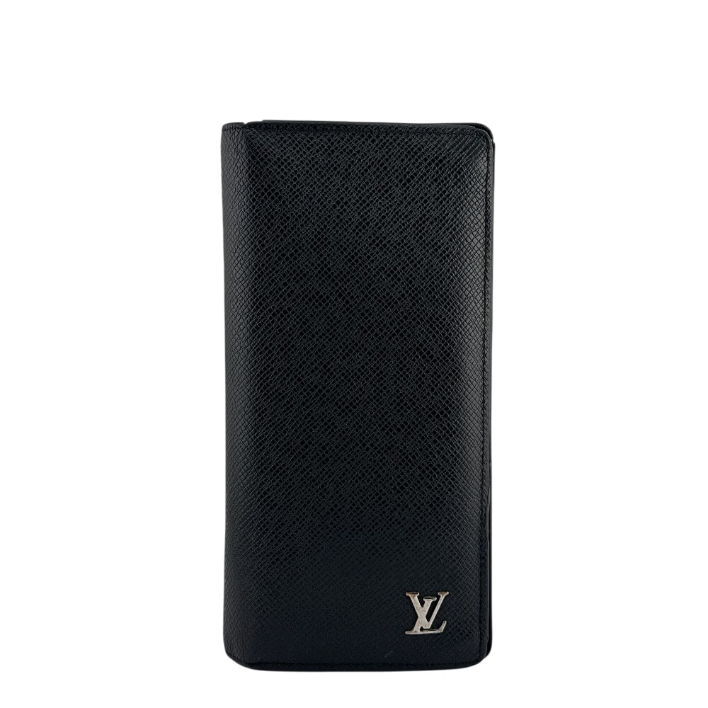 ルイヴィトン LOUIS VUITTON 長財布 タイガ ポルトフォイユブラザ ロングウォレット 二つ折り シンプル M30285 ブラック