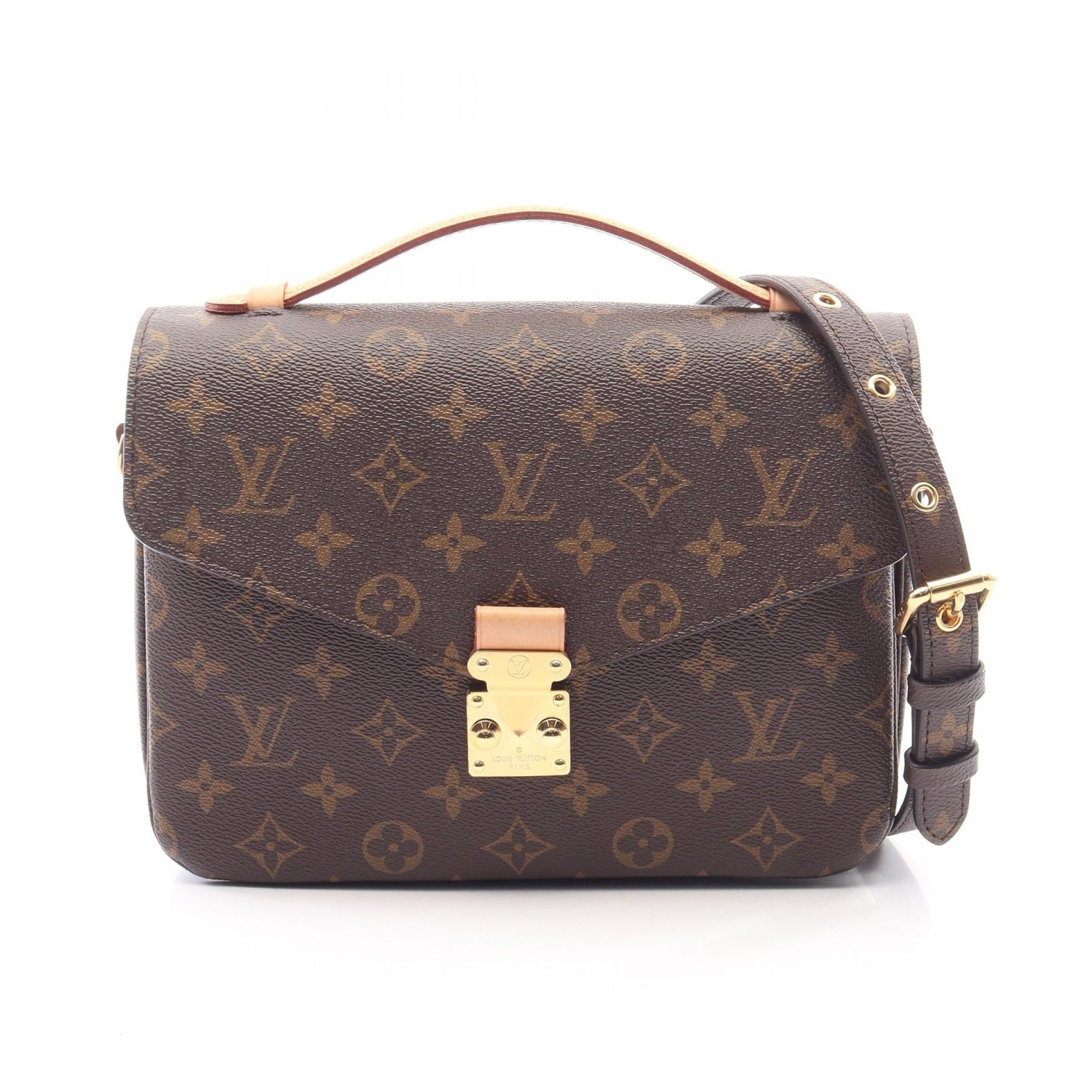 ルイ・ヴィトン LOUIS VUITTON ポシェット メティス MM 2WAY ハンドバッグ バッグ PVCコーティングキャンバス レザー モノグラム レディース ブラウン系 M44875 【中古】