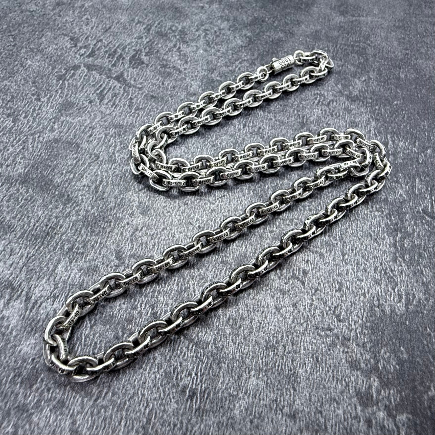 Chrome Hearts Paper Chain Necklace "Silver"