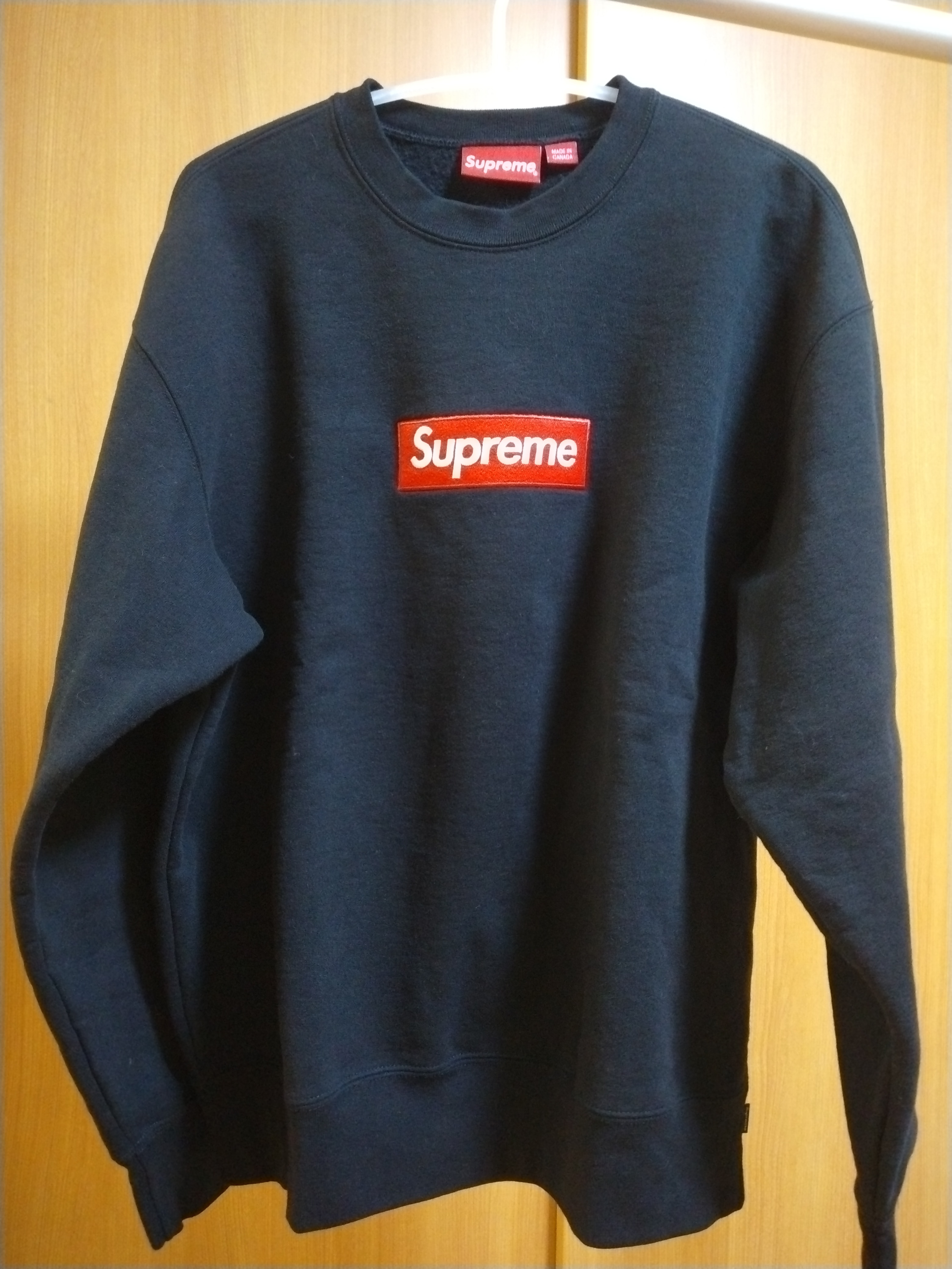Supreme Box Logo Crewneck "Black" (22FW)