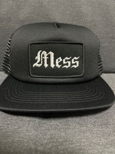 Supreme Mess Mesh Back 5-Panel "Black"