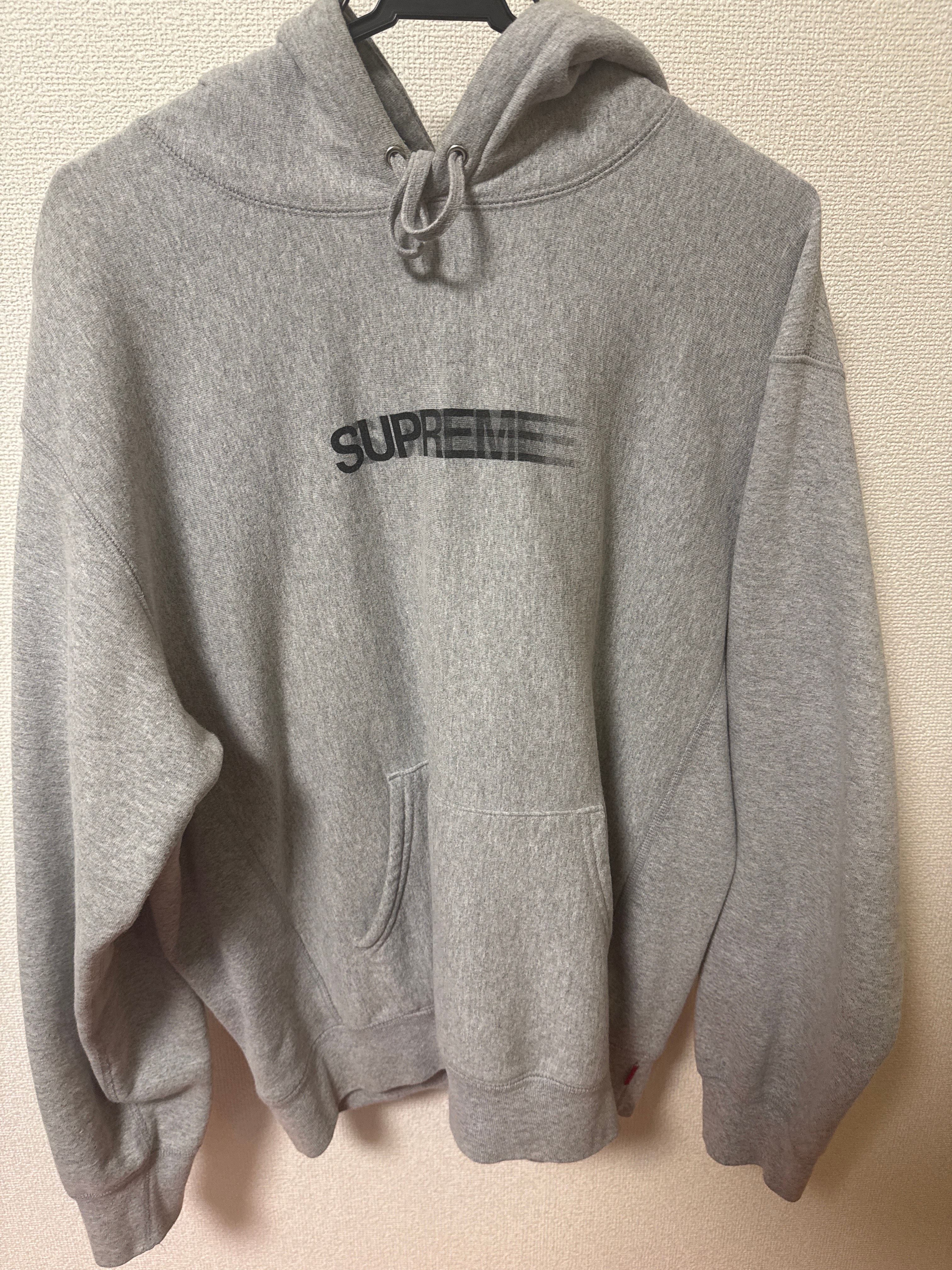 Supreme Motion Logo Hooded Sweatshirt "Heather Grey" (23SS)
