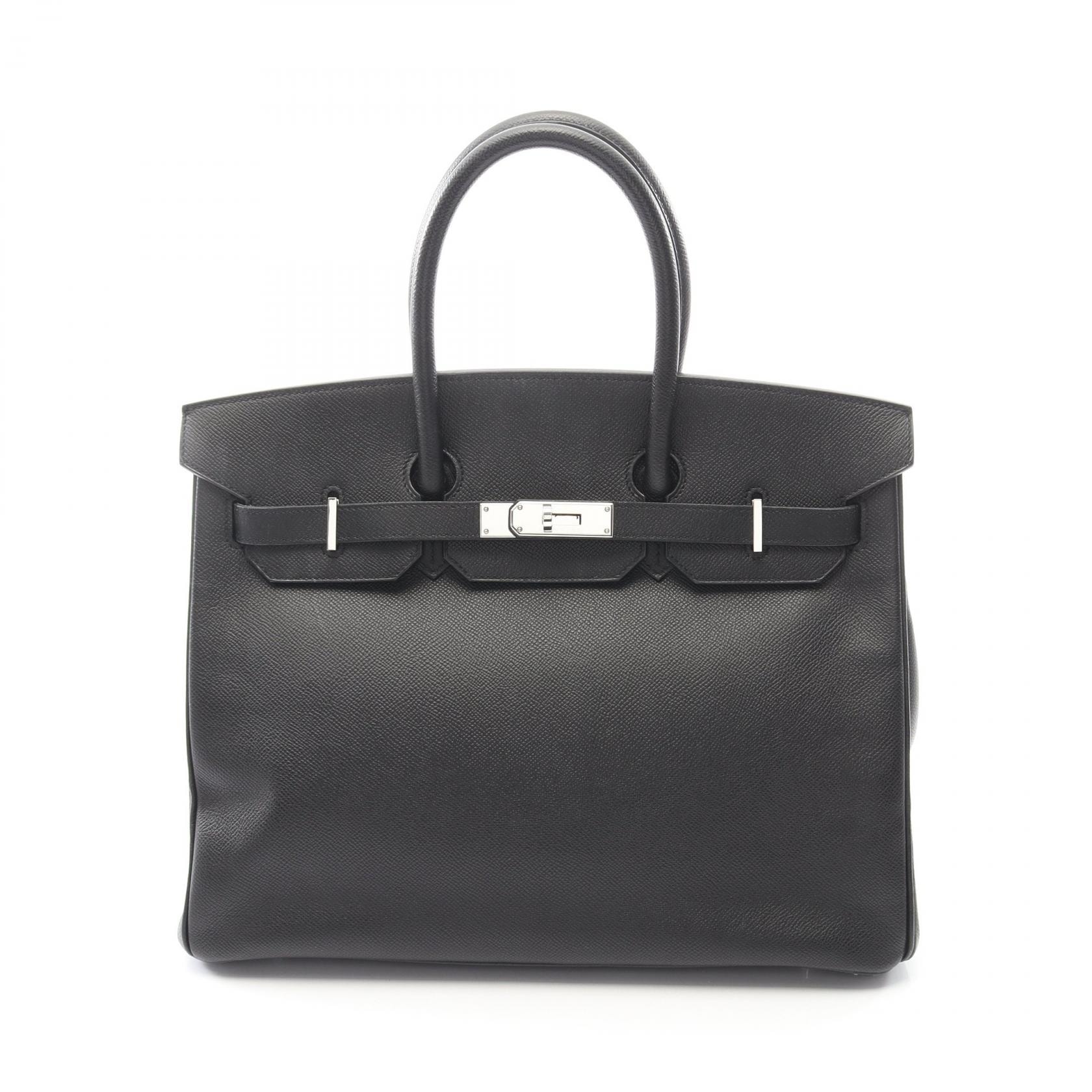エルメス HERMES バーキン35 ハンドバッグ バッグ ヴォーエプソン ヴォーエプソン □M刻印(2009年製造) レディース ブラック系 【中古】