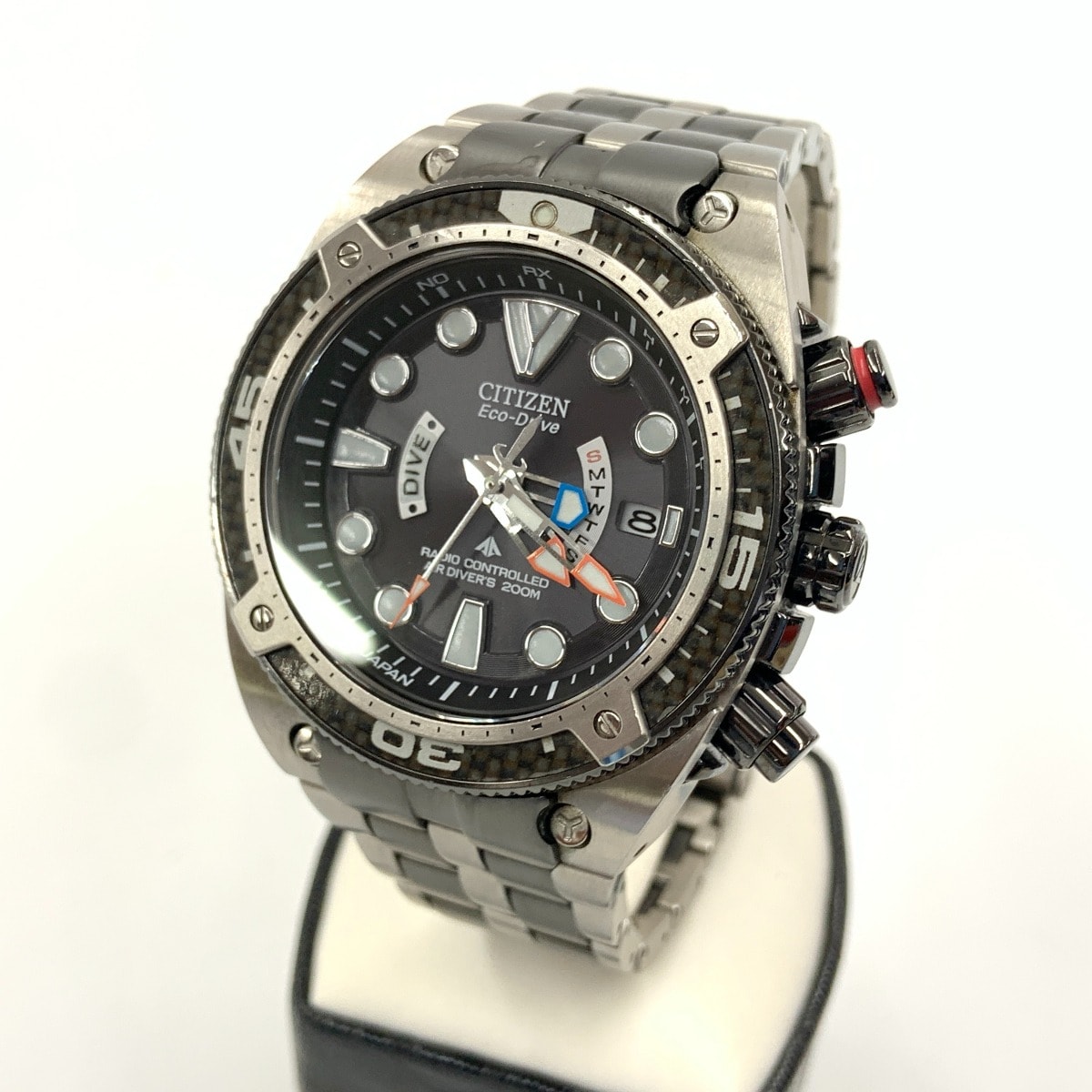 CITIZEN シチズン プロマスター エコドライブ H112-T013392 ソーラ電波 時計 PMD56-2991 シルバー