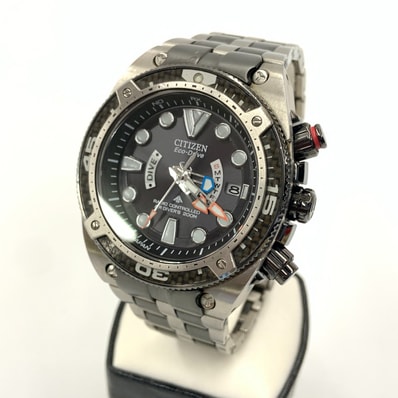 CITIZEN シチズン プロマスター エコドライブ H112-T013392 ソーラ電波 時計 PMD56-2991 シルバー