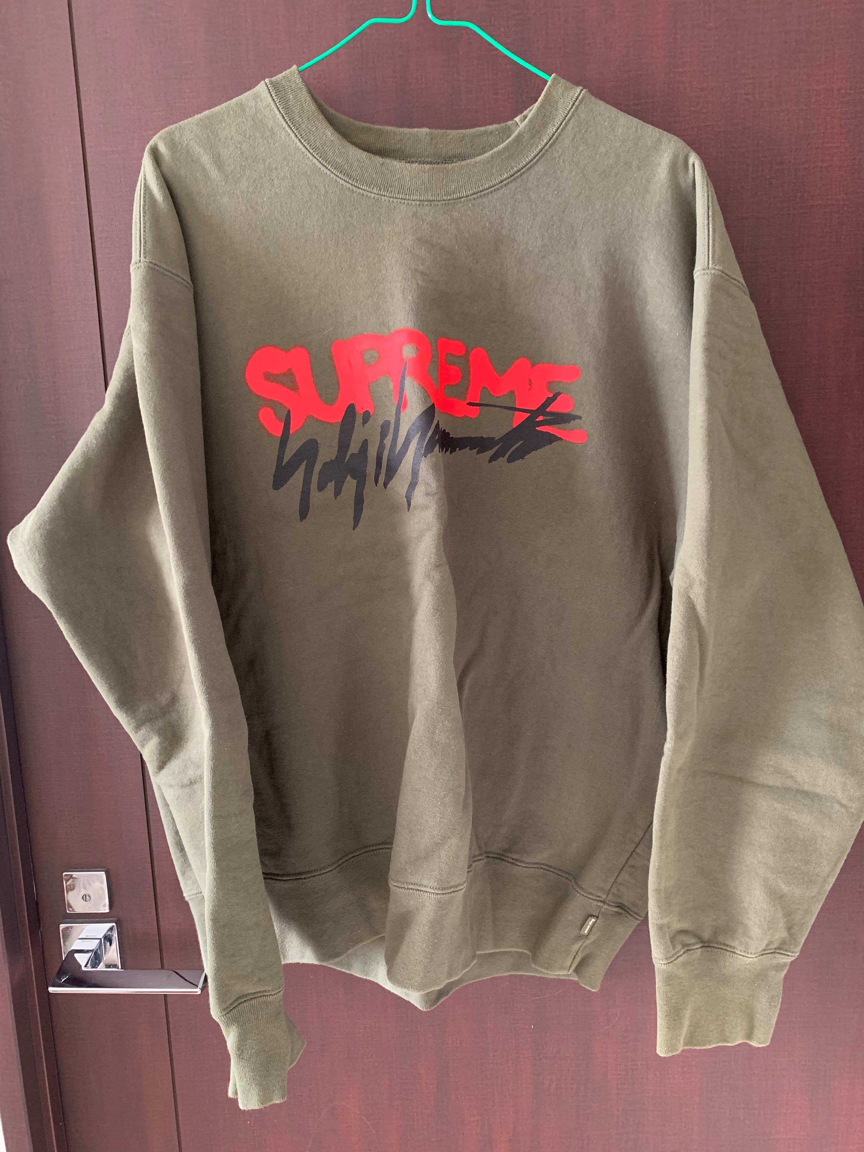 Supreme x Yohji Yamamoto Crewneck "Olive"